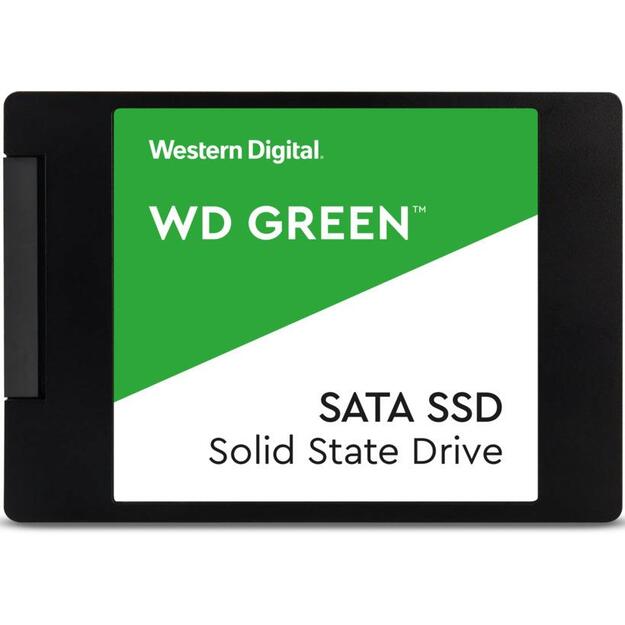 SSD|WESTERN DIGITAL|Green|2TB|SATA|Read speed 545 MBytes/sec|2,5 |MTBF 1000000 hours|WDS200T2G0A