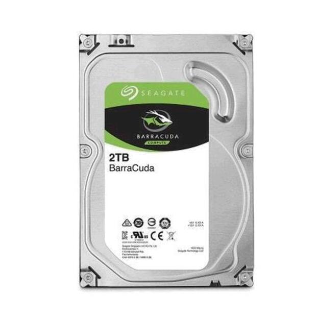 Kietasis diskas vidinis HDD|SEAGATE|Barracuda|2TB|SATA 3.0|256 MB|7200 rpm|Discs/Heads 1/2|3,5 |ST2000DM008