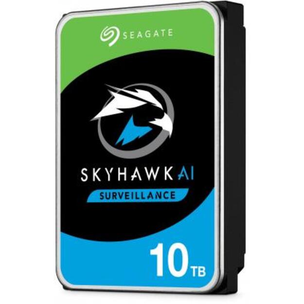 Kietasis diskas vidinis HDD|SEAGATE|SkyHawk|10TB|SATA 3.0|256 MB|7200 rpm|3,5 |ST10000VE001