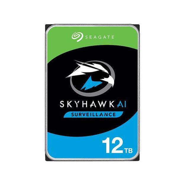 Kietasis diskas vidinis HDD|SEAGATE|SkyHawk|12TB|SATA 3.0|256 MB|7200 rpm|3,5 |ST12000VE001