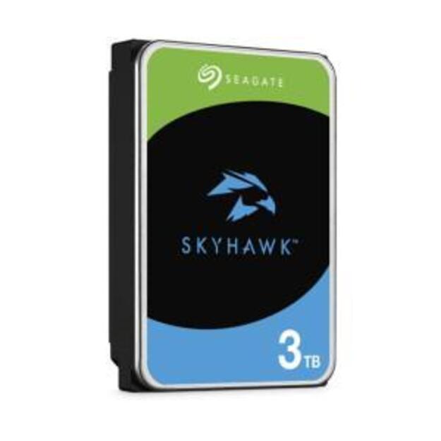 Kietasis diskas vidinis HDD|SEAGATE|SkyHawk|3TB|SATA 3.0|256 MB|Discs/Heads 2/4|3,5 |ST3000VX015