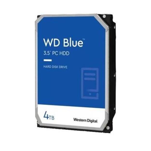 Kietasis diskas vidinis HDD|WESTERN DIGITAL|Blue|4TB|SATA|256 MB|5400 rpm|3,5 |WD40EZAX
