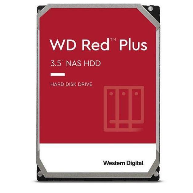 Kietasis diskas vidinis HDD|WESTERN DIGITAL|Red Plus|4TB|SATA|256 MB|5400 rpm|3,5 |WD40EFPX