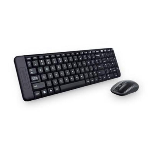 Klaviatūra + pelė komplektas KEYBOARD WRL COMBO MK220 ENG/DESKTOP 920-003168 LOGITECH