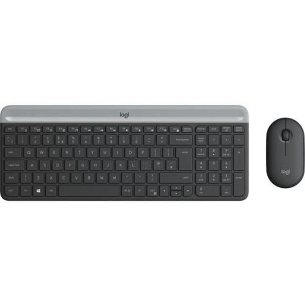 Klaviatūra + pelė komplektas KEYBOARD WRL COMBO MK470/ENG 920-009204 LOGITECH