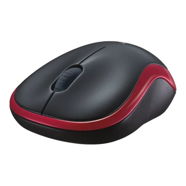 LOGITECH M185 Wireless Mouse - RED - EWR2