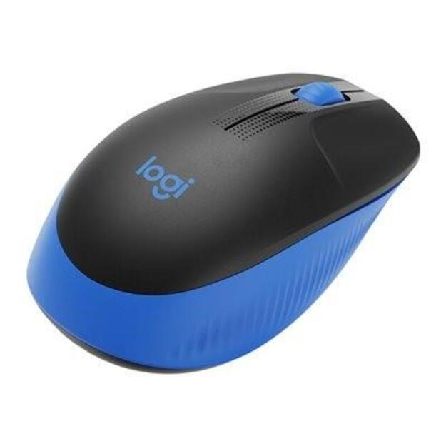 Kompiuterinė pelė belaidė LOGITECH M190 Full-size - BLUE - EMEA