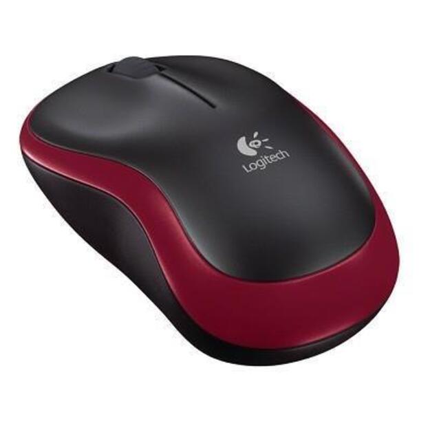 Kompiuterinė pelė belaidė MOUSE USB OPTICAL CORDL. M185/RED 910-002240 LOGITECH