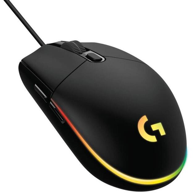 Kompiuterinė pelė laidinė LOGITECH G203 LIGHTSYNC Gaming Mouse Black