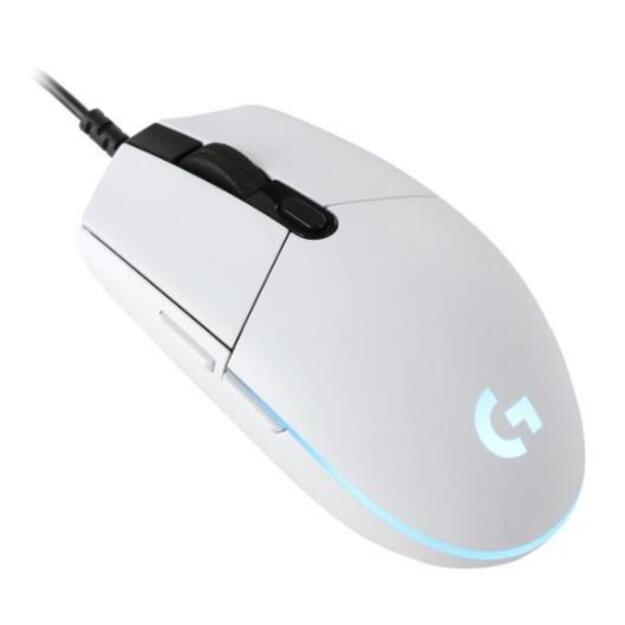 Kompiuterinė pelė laidinė LOGITECH G203 LIGHTSYNC Gaming Mouse White