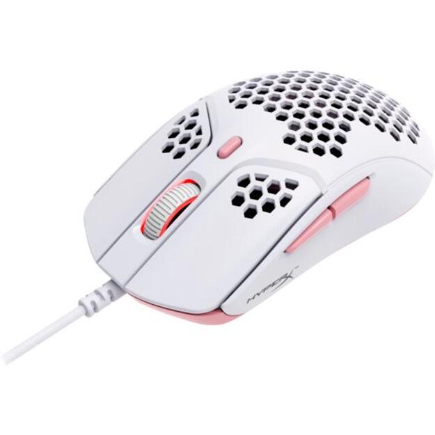 Kompiuterinė pelė laidinė MOUSE USB OPTICAL PULSEFIRE/HASTE HMSH1-A-WT/G HYPERX