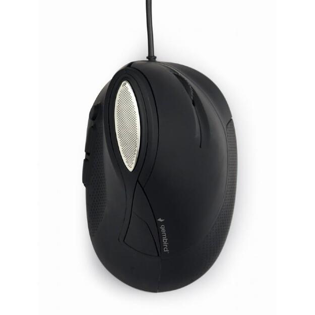 Kompiuterinė pelė laidinė MOUSE USB OPTICAL SPACEGREY/ERGONOMIC MUS-ERGO-03 GEMBIRD