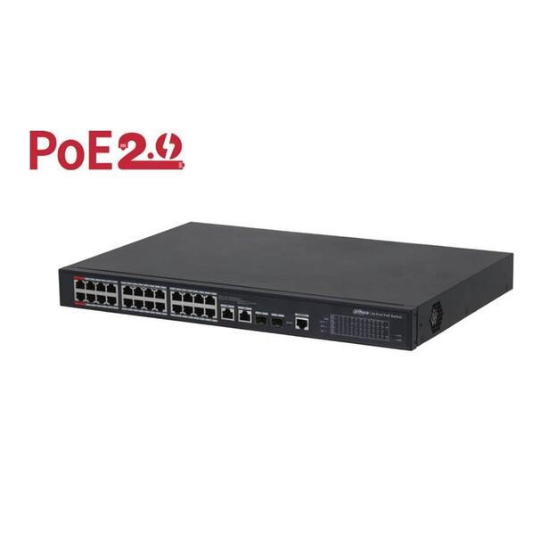 Komutatorius |DAHUA|PFS4226-24ET-360-V3|Desktop/pedestal|DH-PFS4226-24ET-360-V3