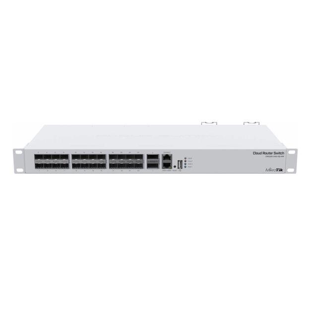 Komutatorius |MIKROTIK|Rack|1x10Base-T / 100Base-TX|24xSFP+|2xQSFP+|1xRJ45|CRS326-24S+2Q+RM