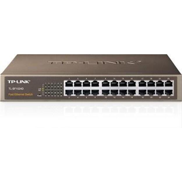 Komutatorius 24PORT 10 100M TL-SF1024D TP-LINK