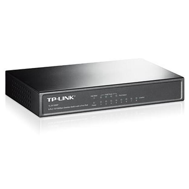 Komutatorius 8PORT 10 100M POE TL-SF1008P TP-LINK