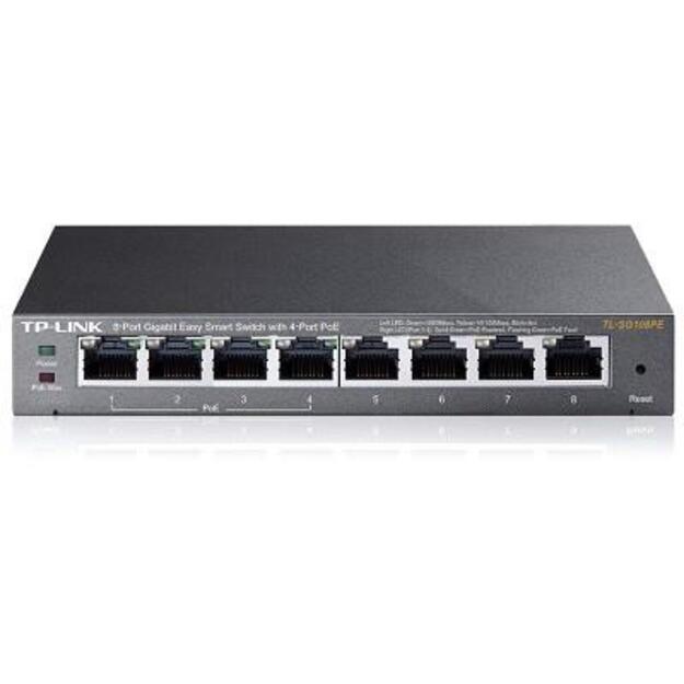 Komutatorius 8PORT 1000M POE TL-SG108PE TP-LINK