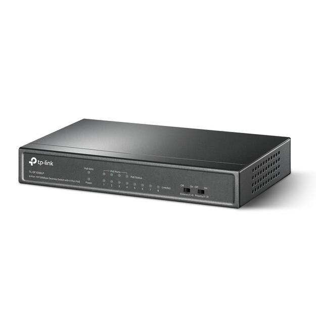 Switch|TP-LINK|TL-SF1008LP|Desktop/pedestal|8x10Base-T / 100Base-TX|4x PoE ports