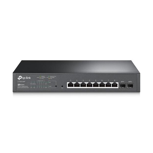 Komutatorius TP-LINK TL-SG2210MP PoE+ ports 8 150W