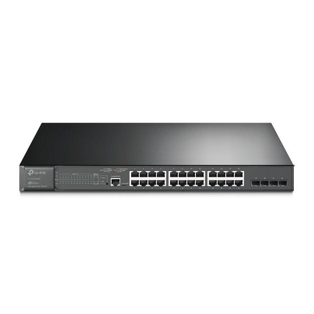 Komutatorius TP-LINK TL-SG3428MP Rack 4xSFP 1xConsole 1 384W