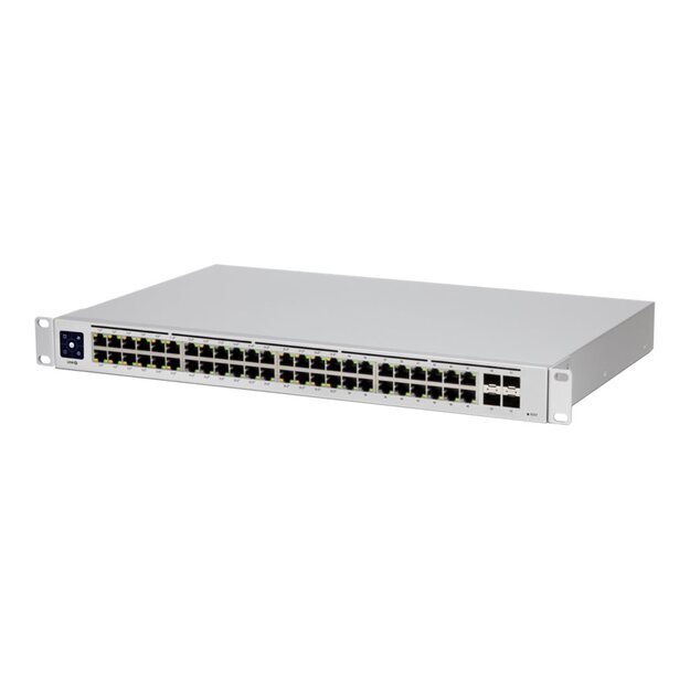 Komutatorius UBIQUITI USW-48-POE UniFi Managed Switch gen2 32x Gigabit POE+ ports / 16x Gigabit POE ports / 4x SFP 1GB Ports 32W per port