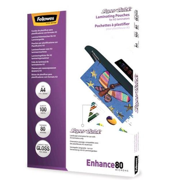 Laminavimo vokelis A4/100PCS 5440001 FELLOWES