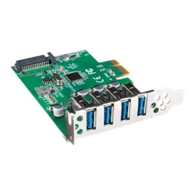 LANBERG extension card PCI Express > 4 x USB 3.1 GEN1 + low profile bracket