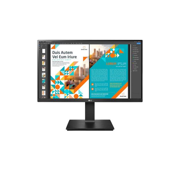 Monitorius verslui |LG|24QP550-B|23.8 |Business|Panel IPS|2560x1440|16:9|Matte|5 ms|Swivel|Pivot|Height adjustable|Tilt|24QP550-B