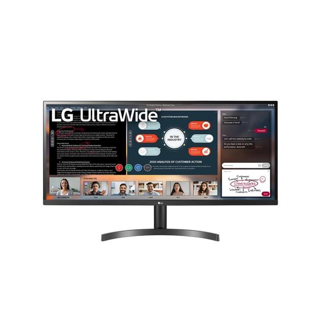 LCD Monitor|LG|34 |21 : 9|Panel IPS|2560x1080|21:9|75Hz|Matte|5 ms|34WP500-B