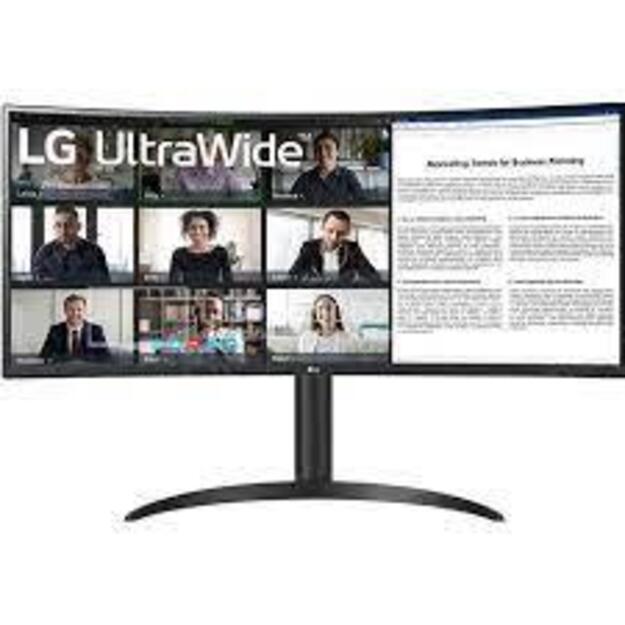 LCD Monitor|LG|34WR55QC-B|34 |Business/Curved/21 : 9|Panel VA|3440x1440|21:9|100 Hz|5 ms|34WR55QC-B