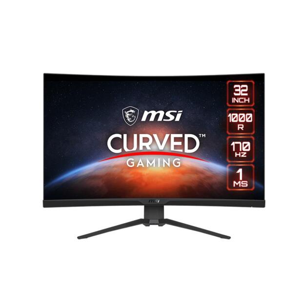 LCD Monitor|MSI|G322CQP|31.5 |Gaming/Curved|Panel VA|2560x1440|16:9|170Hz|Matte|1 ms|Height adjustable|Tilt|Colour Black|G322CQP