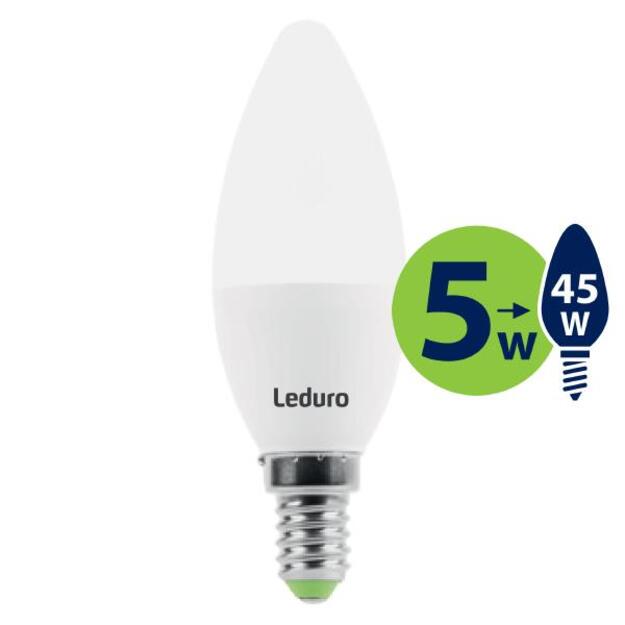 Lemputė |LEDURO|5 Watts|Luminous flux 400 Lumen|2700 K|220-240V|Beam angle 180 degrees|21188