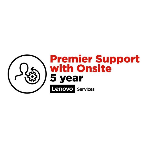 LENOVO 5YR Next Business Day Onsite+Premier upgrade from 3YR Next Business Day Onsite Service for Desktop ThinkStation P3xx Series