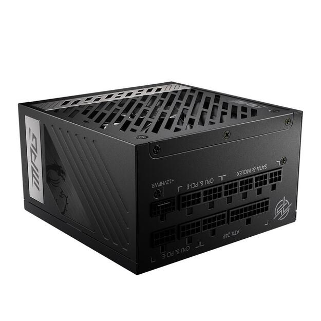 Maitinimo šaltinis kompiuteriui Power Supply|MSI|850 Watts|Efficiency 80 PLUS GOLD|PFC Active|MPGA850GPCIE5