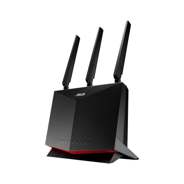 Maršrutizatorius |ASUS|2600 Mbps|Wi-Fi 5|USB 2.0|1 WAN|4x10/100/1000M|Number of antennas 4|4G-AC86U