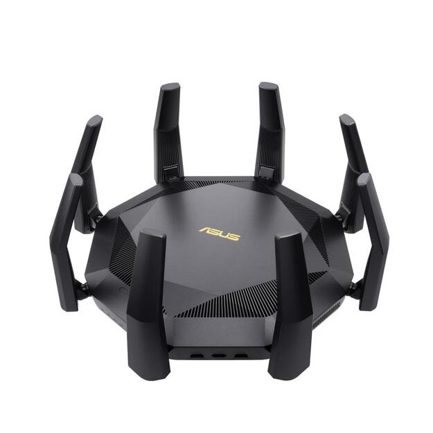 Maršrutizatorius |ASUS|6000 Mbps|Mesh|Wi-Fi 6|USB 3.1|9x10/100/1000M|1x10GbE|1xSPF+|Number of antennas 8|RT-AX89X