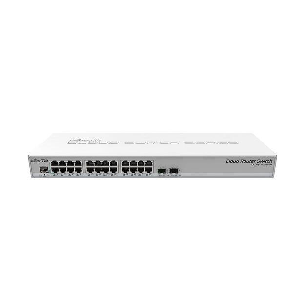 Maršrutizatorius NET ROUTER/SWITCH 24PORT 1000M/CRS326-24G-2S+RM MIKROTIK