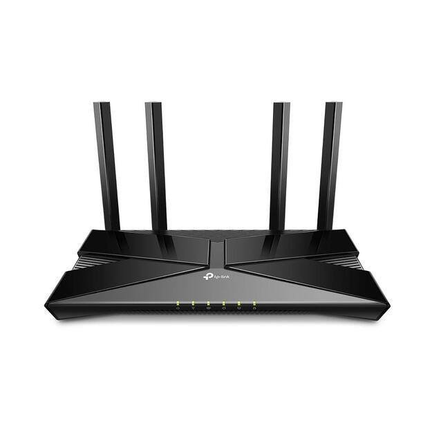 Maršrutizatorius TP-LINK 1800Mbps Wi-Fi 6 1 WAN 4x10/100/1000M antennas 4 ARCHERAX23