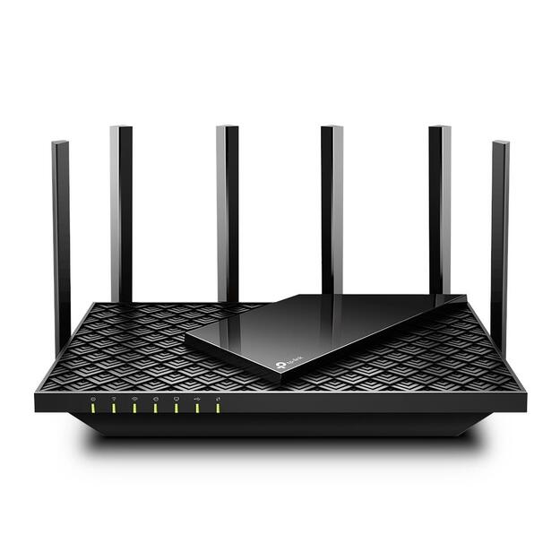 Maršrutizatorius TP-LINK 5400Mbps Wi-Fi 6 USB 3.0 1 WAN 4x10/100/1000M antennas 6 ARCHERAX73