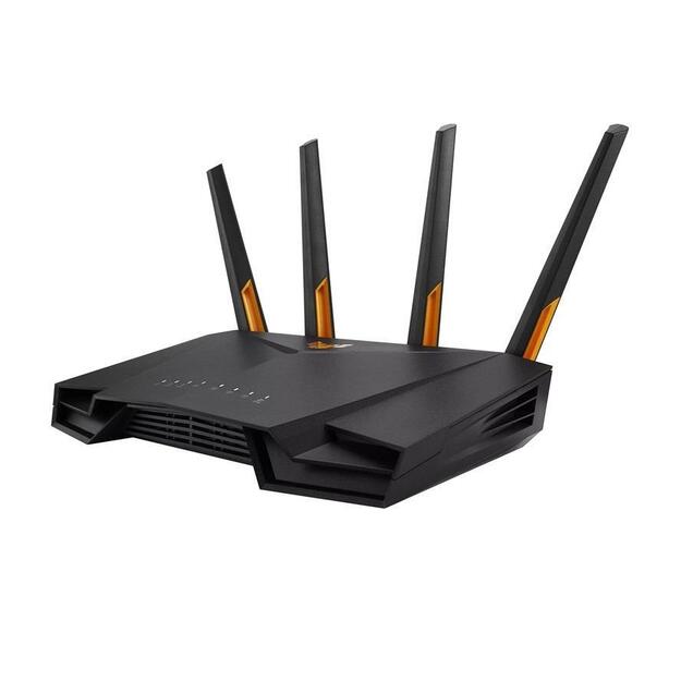 Maršrutizatorius Wireless Router|ASUS|Wireless Router|4200 Mbps|Mesh|Wi-Fi 5|Wi-Fi 6|IEEE 802.11n|USB 3.2|1 WAN|4x10/100/1000M|Number of antennas 4|TUFGAMINGAX4200
