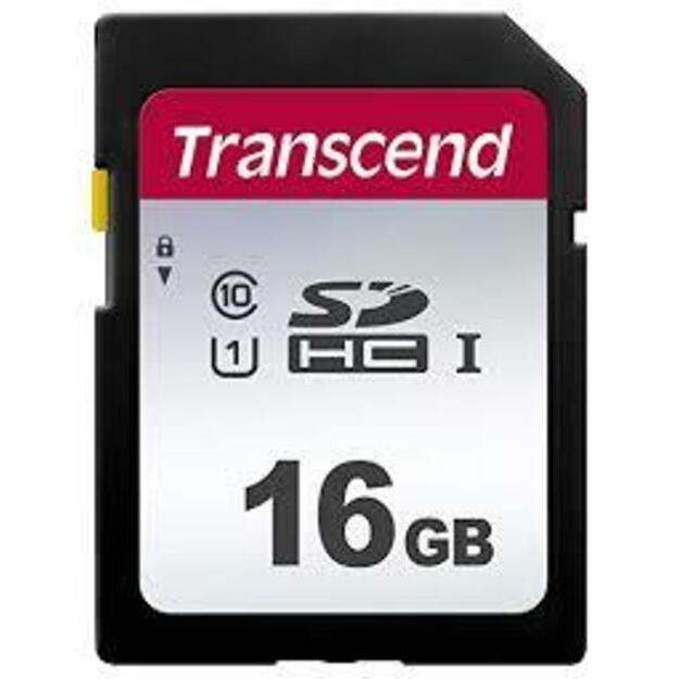 MEMORY SDHC 16GB UHS-I/C10 TS16GSDC300S TRANSCEND