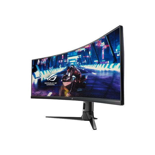 Monitorius ASUS XG49VQ 49inch Gaming monitor VA UWQHD 4ms up to 144Hz 3840x1080 450cd/m2 3Y