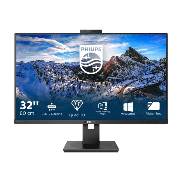 Monitorius PHILIPS 326P1H/00 31.5inch IPS WLED 2560x1440 Low Blue Mode HDMI/DP