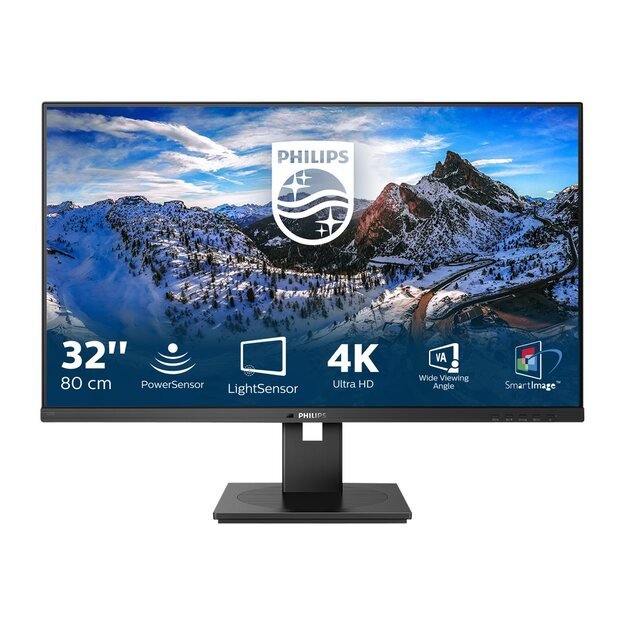 Monitorius PHILIPS 328B1/00 31.5inch WLED 3840x2160 Low Blue Mode HDMI/DP