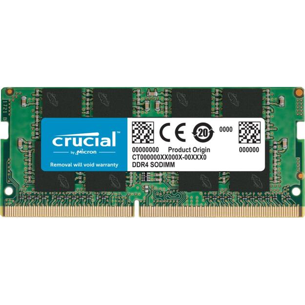 Operatyvioji atmintis (RAM) nešiojamam kompiuteriui NB MEMORY 8GB PC25600 DDR4/SO CT8G4SFRA32A CRUCIAL