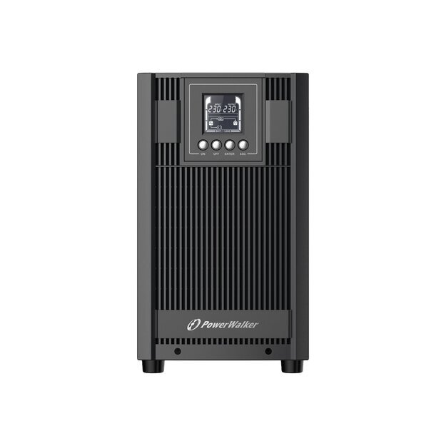 POWER WALKER UPS On-Line 3000VA AT 4x FR terminal Out USB/RS-232 LCD Tower EPO