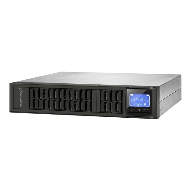 Nepertraukiamo maitinimo šaltinis UPS POWERWALK VFI 3000 CRM LCD On-Line 3000VA, 19 2U,4x IEC,USB/RS-232,LCD,Terminal,Rack/Tow
