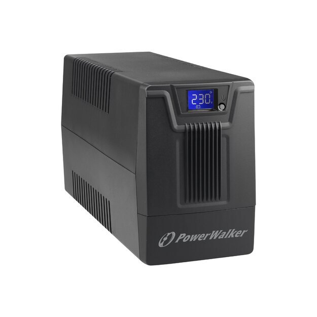 Nepertraukiamo maitinimo šaltinis UPS POWERWALKER Line-Interactive 800VA SCL 2x PL 230V RJ11/45 In/Out USB