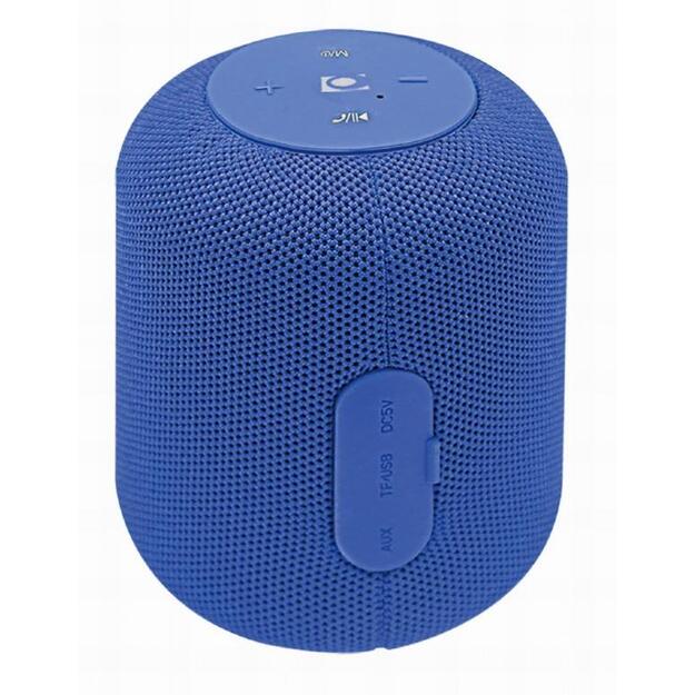 Nešiojama kolonėlė|GEMBIRD|Portable/Wireless|1xMicroSD Card Slot|Bluetooth|Blue|SPK-BT-15-B