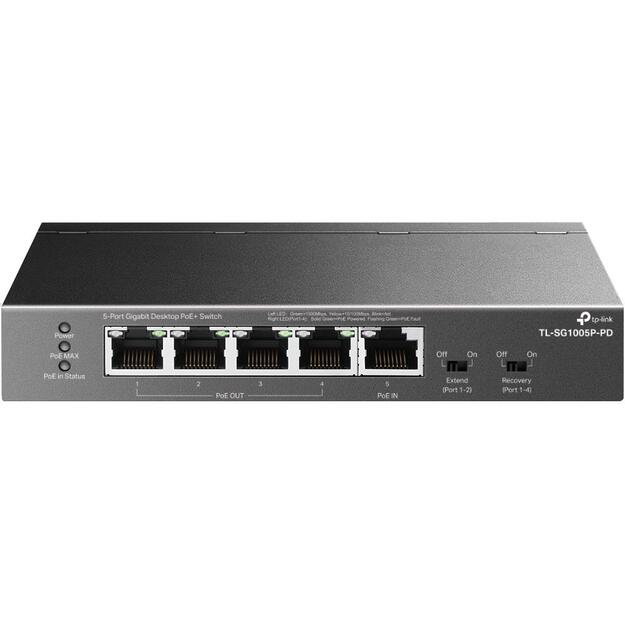 Komutatorius 5PORT 1000M TL-SG1005P-PD TP-LINK